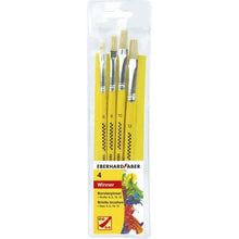 Eberhard Faber Bristle Paint Brushes Set Of 4 - ABC School Supplies