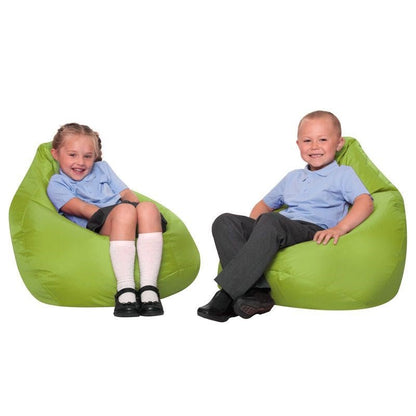 Eden Learning Bean Bag Reading Chair With High Back, Lime - ABC School Supplies