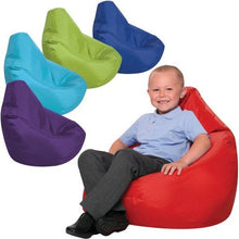 Eden Learning Bean Bag Reading Chair With High Back, Red - ABC School Supplies