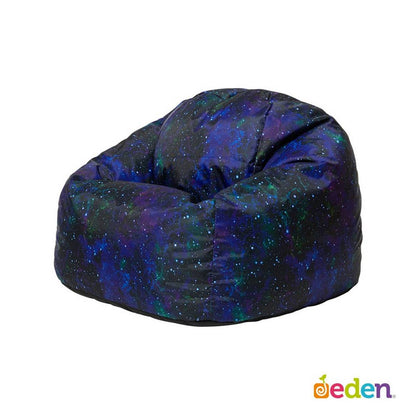 Eden Learning Galaxy Print Childrens Bean Bag - Uv Reactive - ABC School Supplies