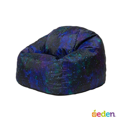 Eden Learning Galaxy Print Childrens Bean Bag - Uv Reactive - ABC School Supplies