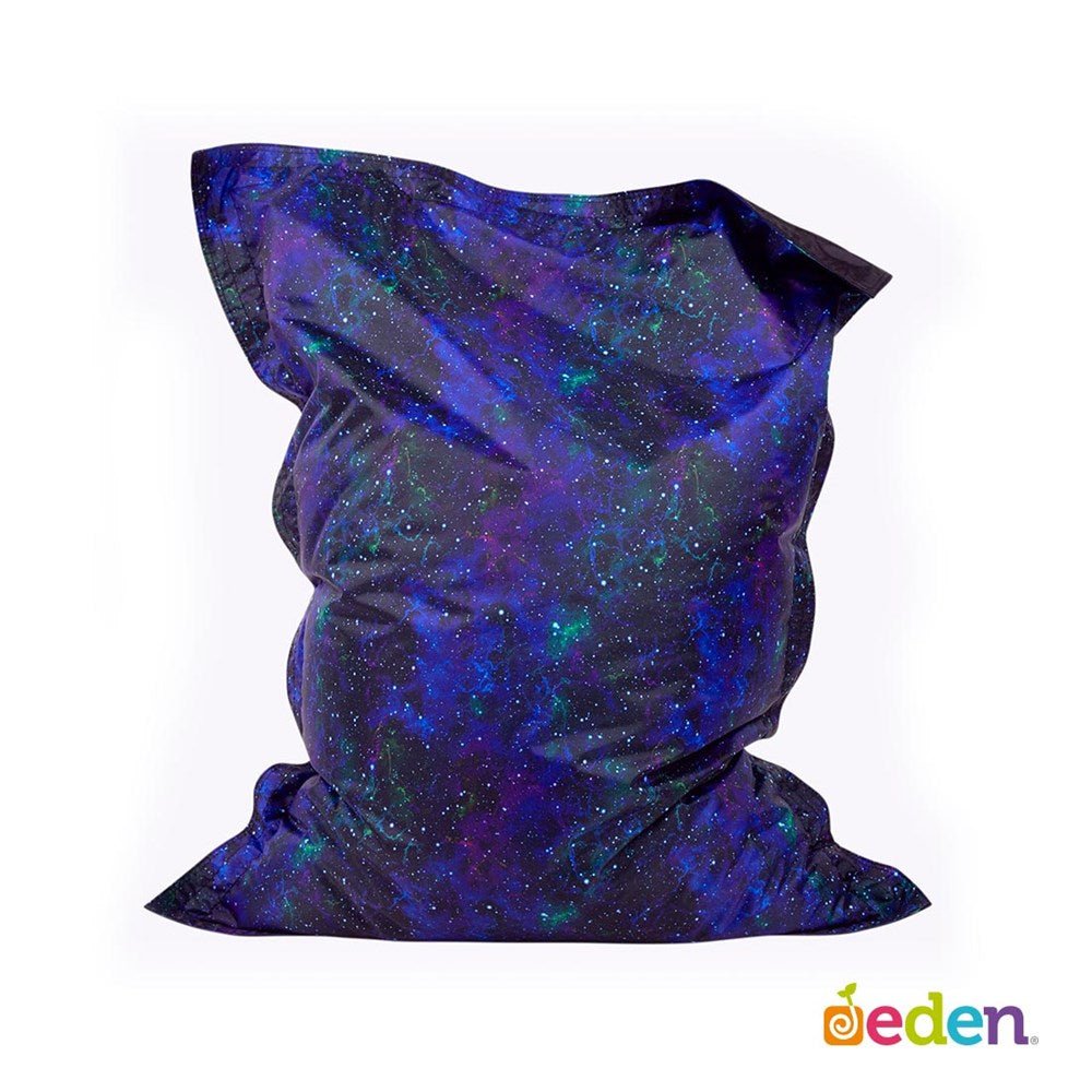 Eden Learning Galaxy Print Childrens Floor Cushion – Uv Reactive - ABC School Supplies