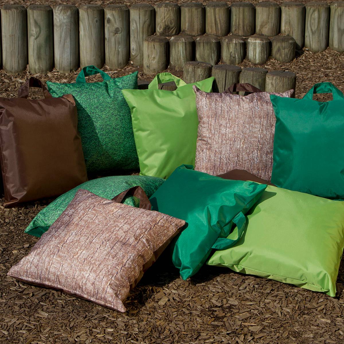 Eden Learning Grab & Go Cushions, Naturals (10 Pack) - ABC School Supplies