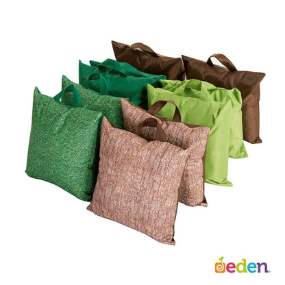 Eden Learning Grab & Go Cushions, Naturals (10 Pack) - ABC School Supplies