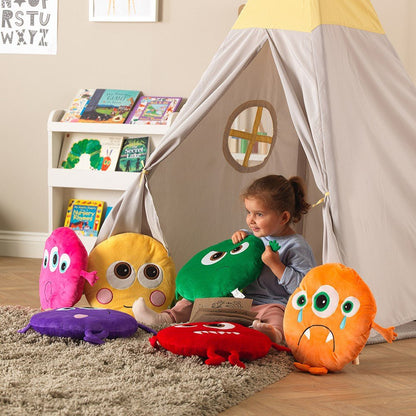 Eden Learning Monster Emotion Cushions - Pack Of 8 - ABC School Supplies