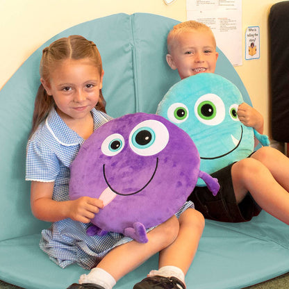 Eden Learning Monster Emotion Cushions - Pack Of 8 - ABC School Supplies