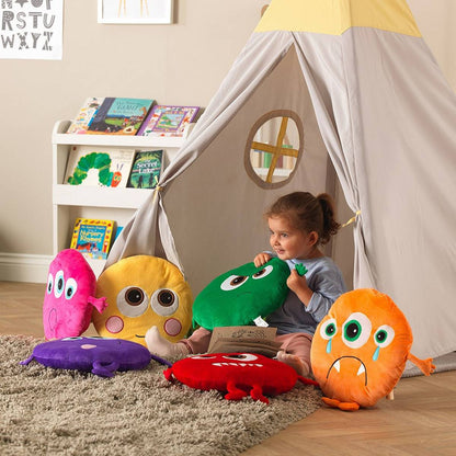 Eden Learning Monster Emotion Cushions - Pack Of 8 - ABC School Supplies