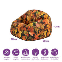 Eden Learning Nature Autumn Leaves Print Bean Bag - ABC School Supplies
