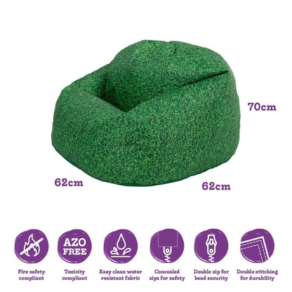 Eden Learning Nature Grass Print Bean Bag - ABC School Supplies