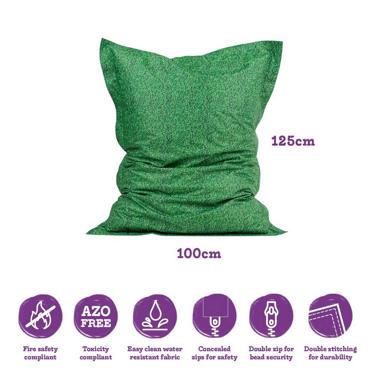 Eden Learning Nature Grass Print Floor Cushion - ABC School Supplies