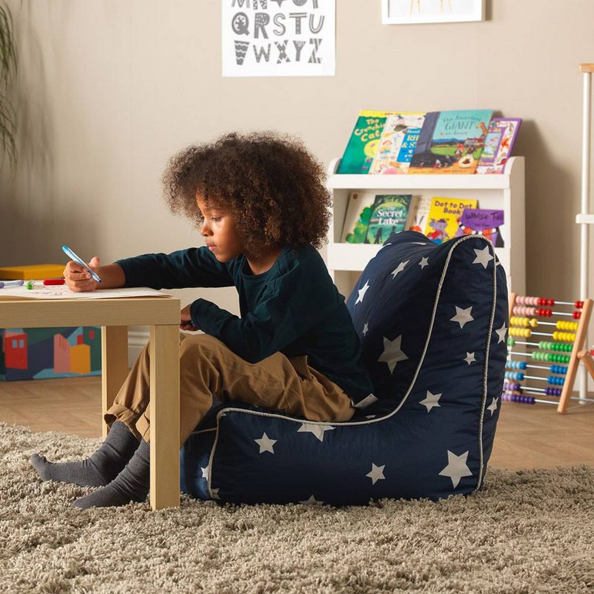 Eden Learning Sensory Star Print Uv Smile Chair - ABC School Supplies