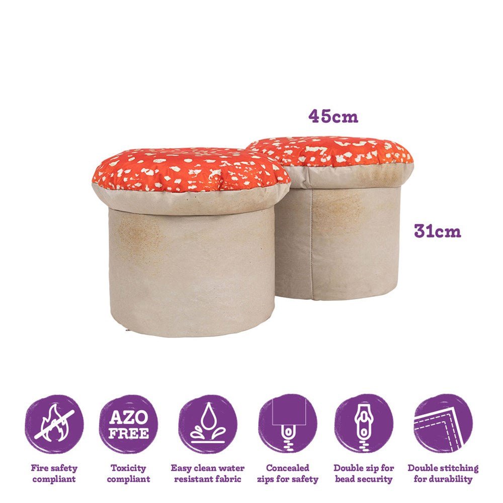 Eden Learning Toadstools (2 Pack, Large) - ABC School Supplies