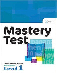 Edmark Reading Program (2nd Ed.): Level 1: MASTERY TEST - ABC School Supplies