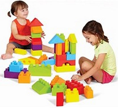 Edushape Big Flexi Edu - Blocks Set Of 36Pcs - ABC School Supplies