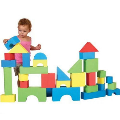 Edushape Coloured Edu - Blocks, Big (32 Pcs) - ABC School Supplies