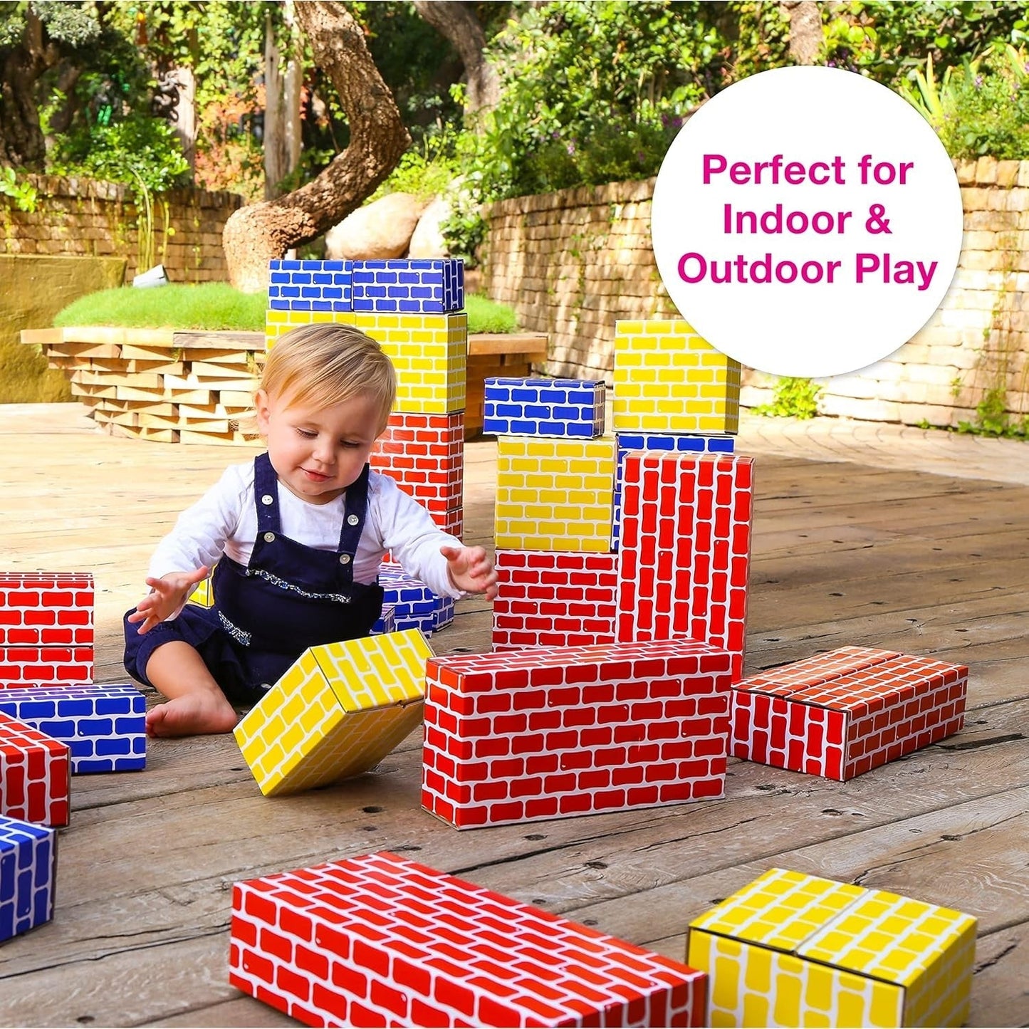 Edushape Corrugated Edu - Blocks Set Of 52 - ABC School Supplies