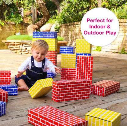 Edushape Corrugated Edu - Blocks Set of 84 - ABC School Supplies