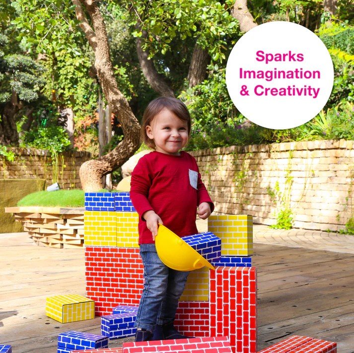 Edushape Corrugated Edu - Blocks Set of 84 - ABC School Supplies