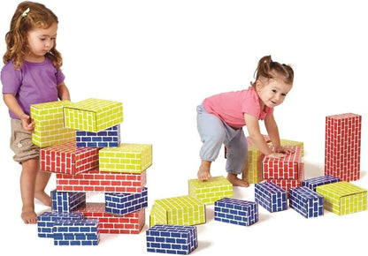 Edushape Corrugated Edu - Blocks Set of 84 - ABC School Supplies