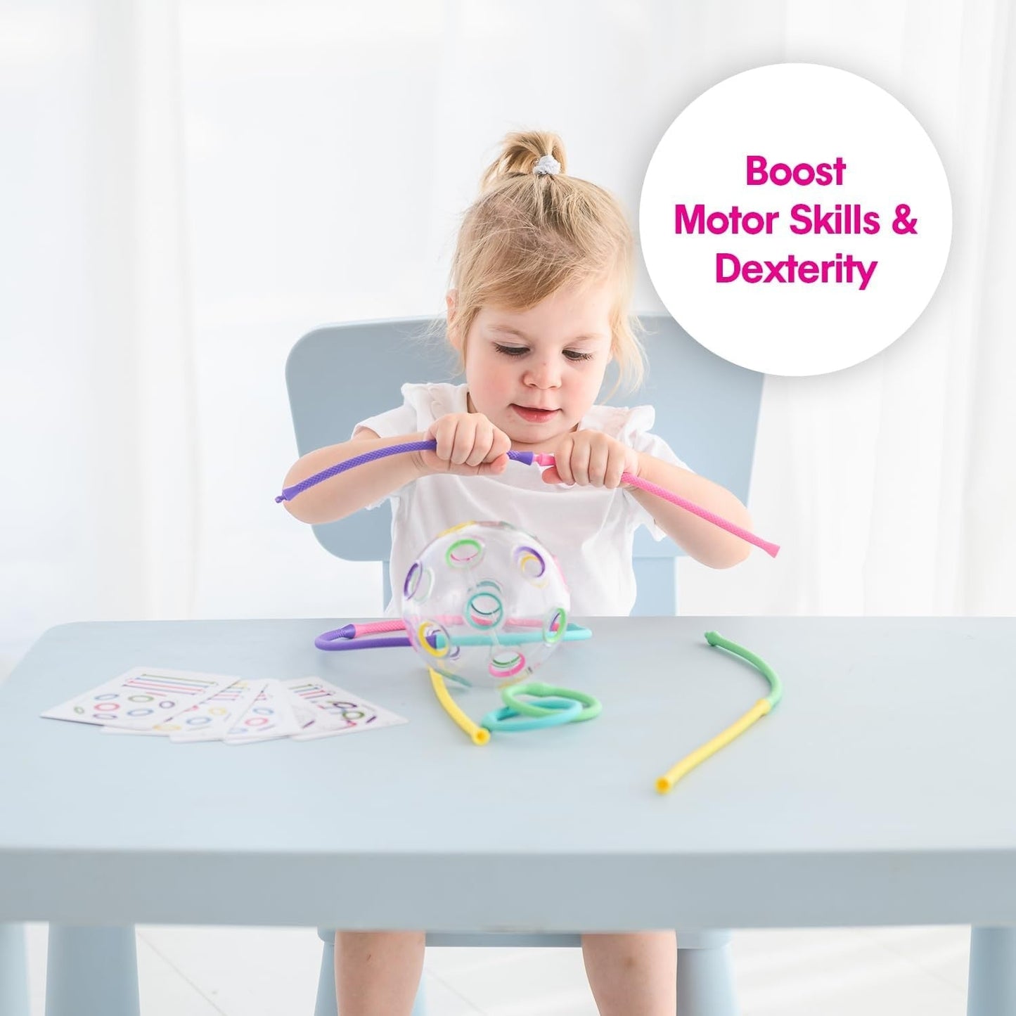 Edushape Fine Motor Thread - O - Ball - ABC School Supplies