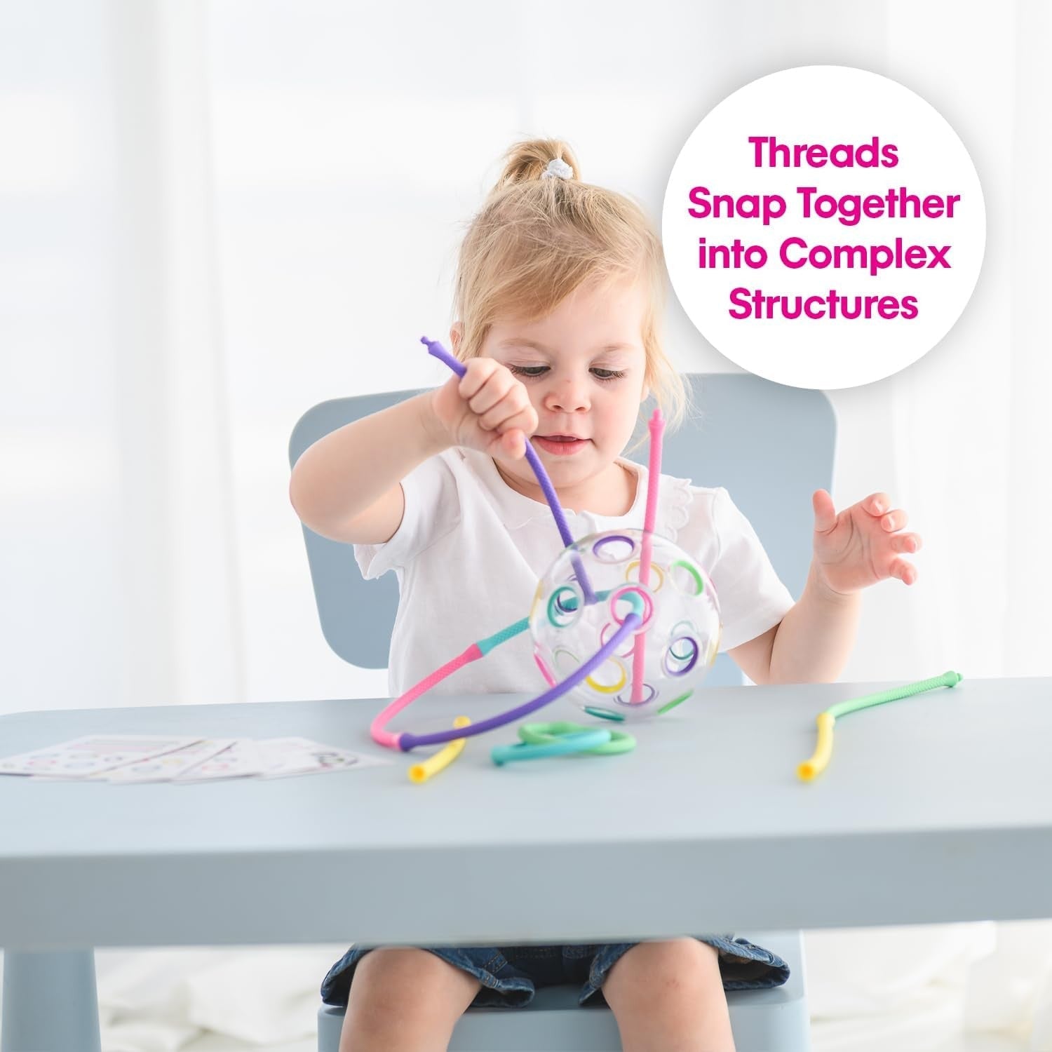 Edushape Fine Motor Thread - O - Ball - ABC School Supplies