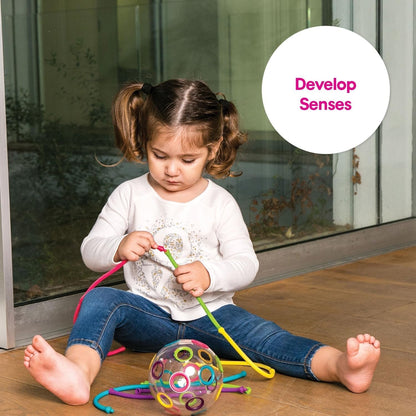 Edushape Fine Motor Thread - O - Ball - ABC School Supplies