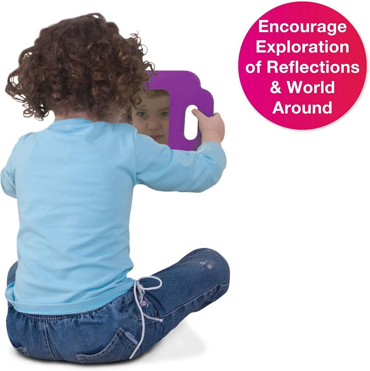 Edushape Geometric Foam Mirror Boards Set Of 4 - ABC School Supplies
