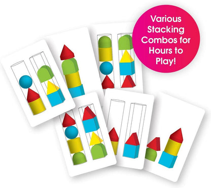 Edushape Geostackers Stacking Shapes - ABC School Supplies