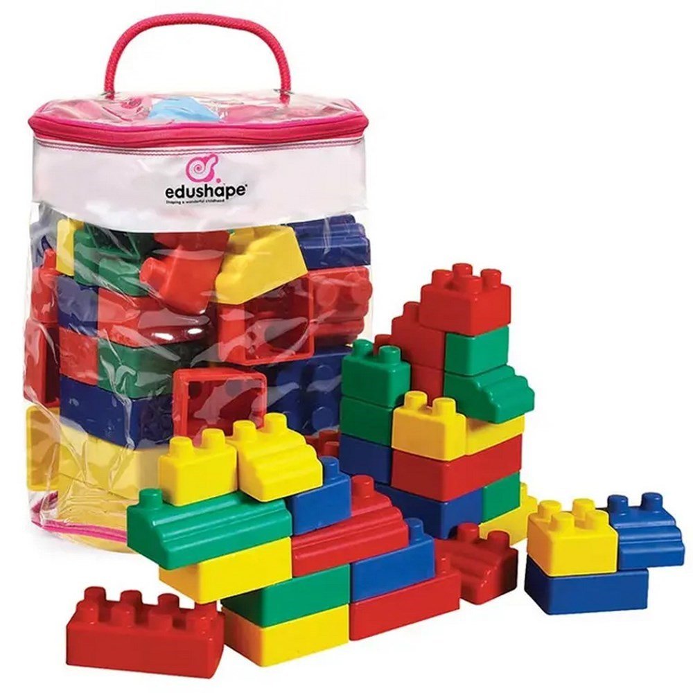Edushape Mini Edu - Blocks Flexible Blocks Set of 26 Pieces - ABC School Supplies