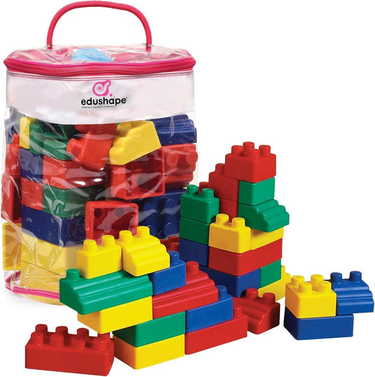 Edushape Mini Edu - Blocks Flexible Blocks Set of 26 Pieces - ABC School Supplies