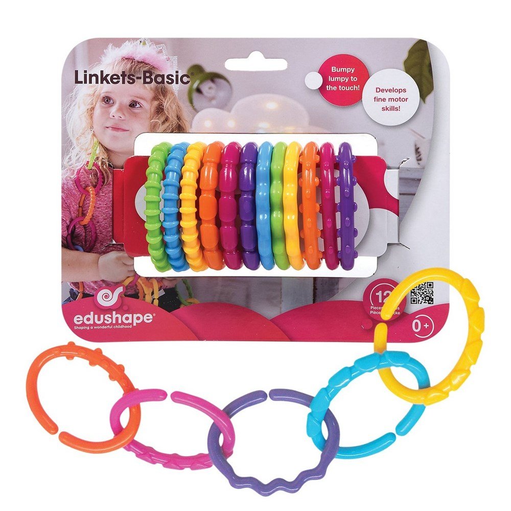 Edushape Sensory Linkets (12 Pcs) - ABC School Supplies