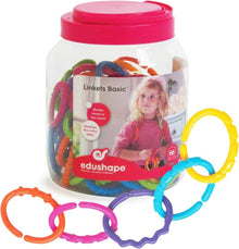 Edushape Sensory Linkets (66 Pcs) - ABC School Supplies