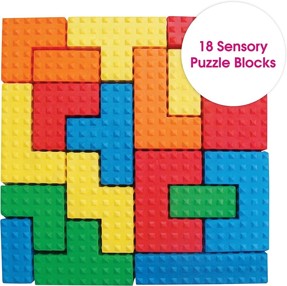 Edushape Sensory Puzzle Blocks - ABC School Supplies