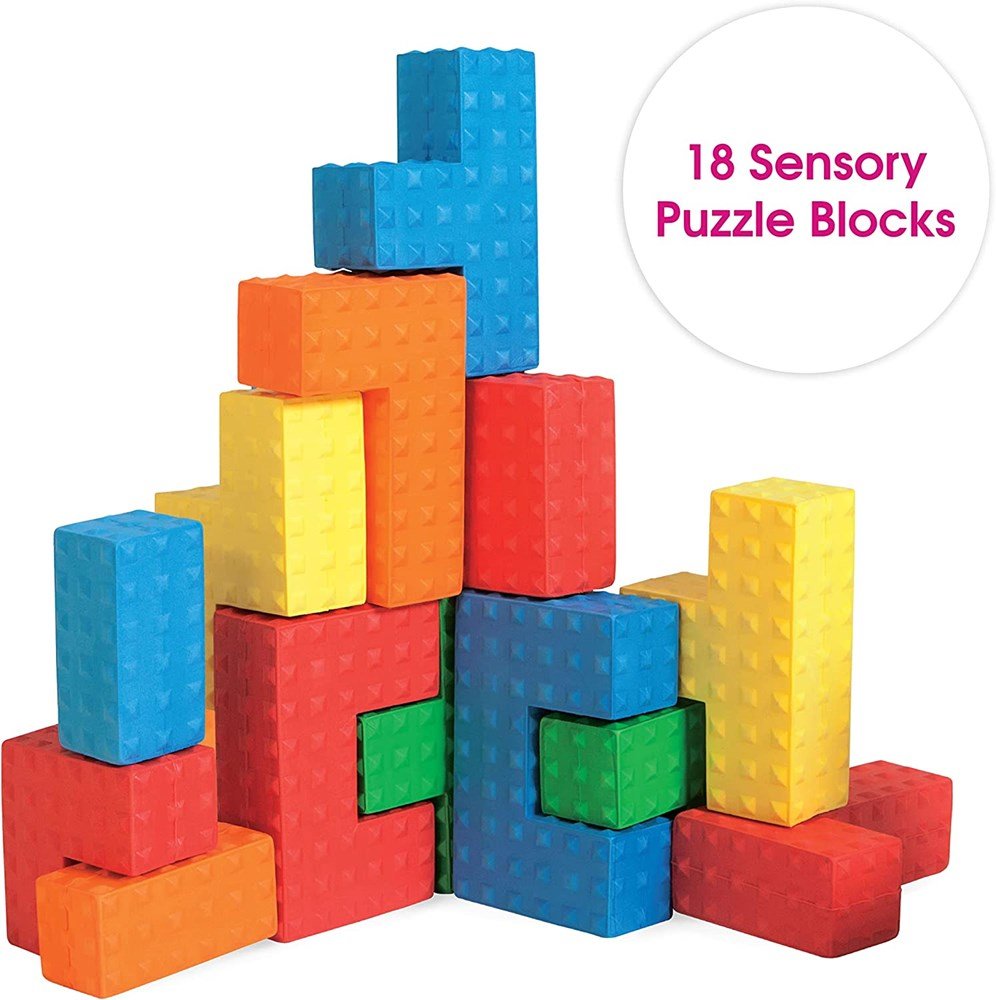 Edushape Sensory Puzzle Blocks - ABC School Supplies