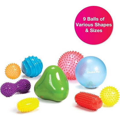 Edushape Sensory Shape And Balls, (9 Pcs) - ABC School Supplies