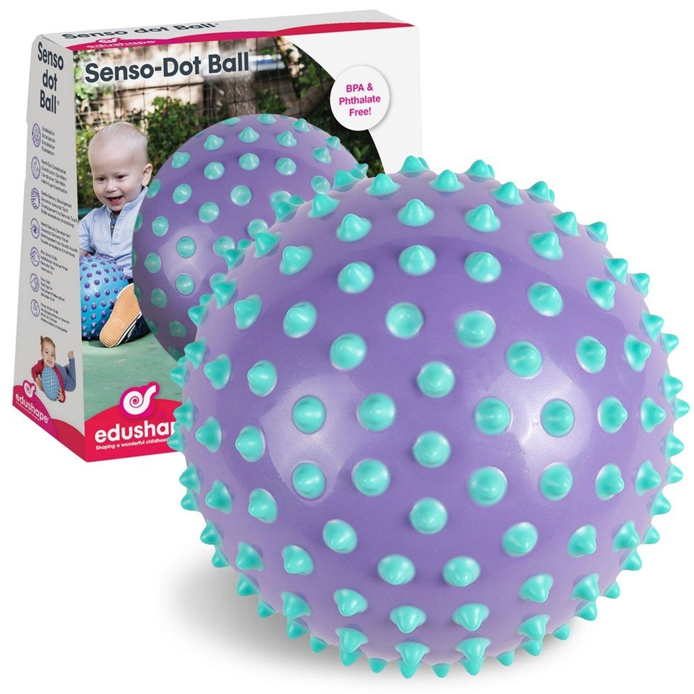 Edushape Tactile Sensory Ball - Purple/Light Blue - ABC School Supplies