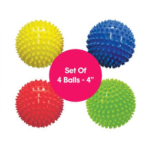 Edushape The Original Sensory Balls, Opaque 4'' (Setof 4) - ABC School Supplies