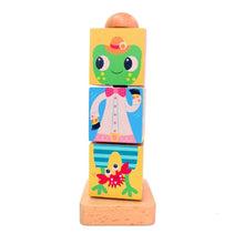 Edushape Wooden Silly Buddies Twisting Cubes - ABC School Supplies