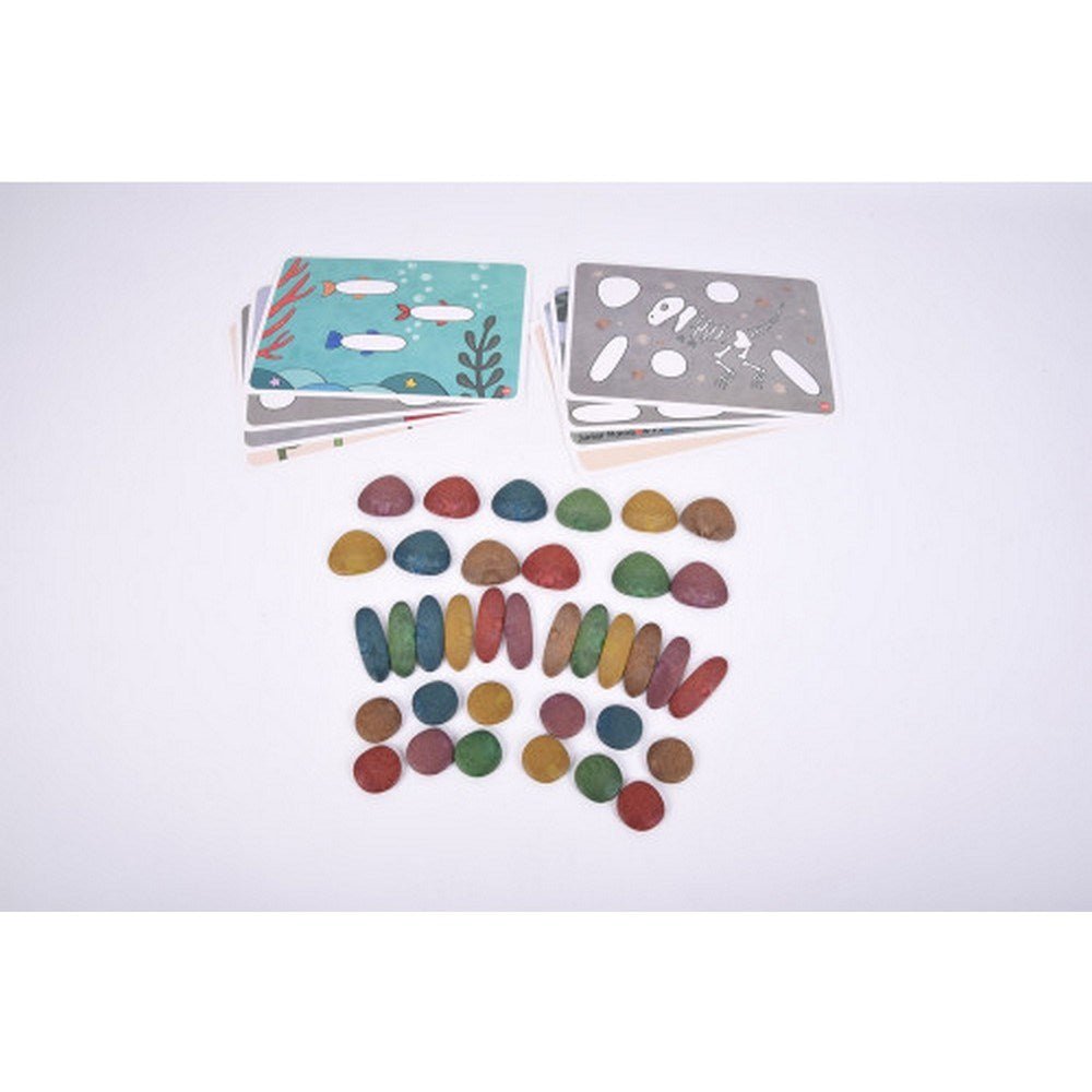 Edx Eco - Friendly Junior Rainbow Pebbles - ABC School Supplies