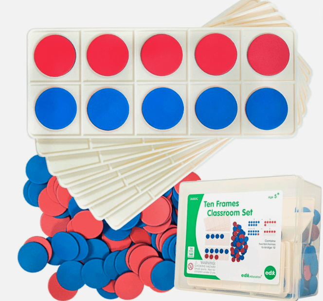 Edx education® Ten Frames Classroom Set - ABC School Supplies