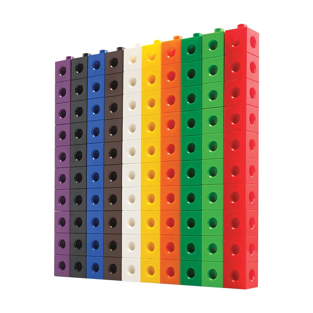 **Edx Linking Cubes 2cm Pack of 100 - ABC School Supplies