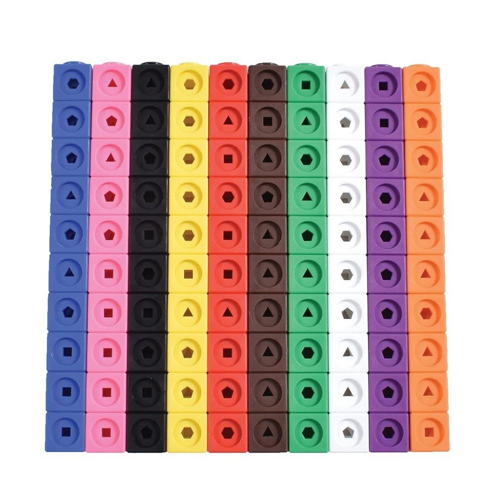 Edx Math Linking Cubes – Pack Of 100 - ABC School Supplies