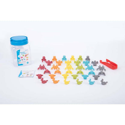 Edx Monster Counters Earth Colours Jar - ABC School Supplies
