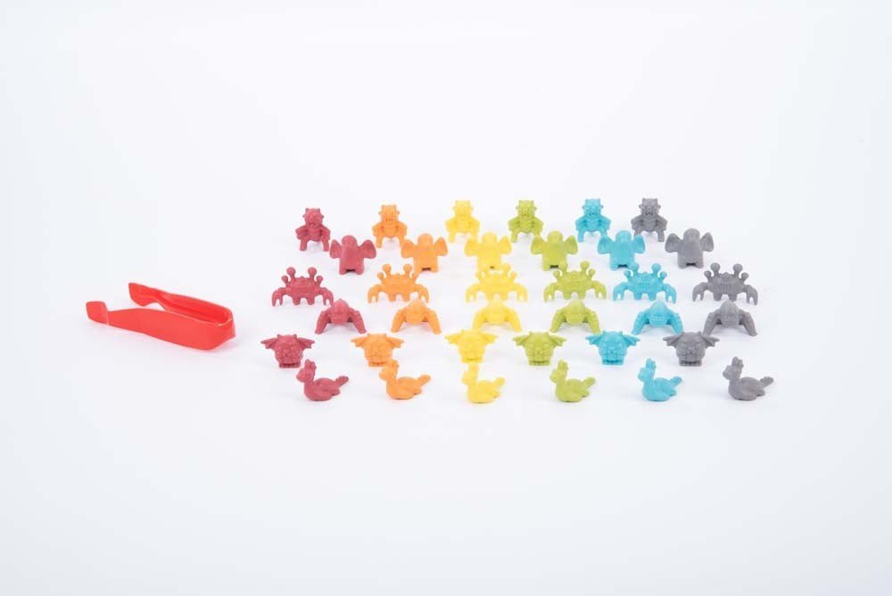 Edx Monster Counters Earth Colours Jar - ABC School Supplies