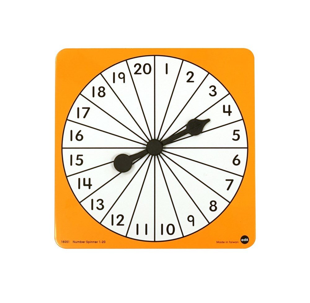 **Edx Number Spinner 1 - 20 - ABC School Supplies