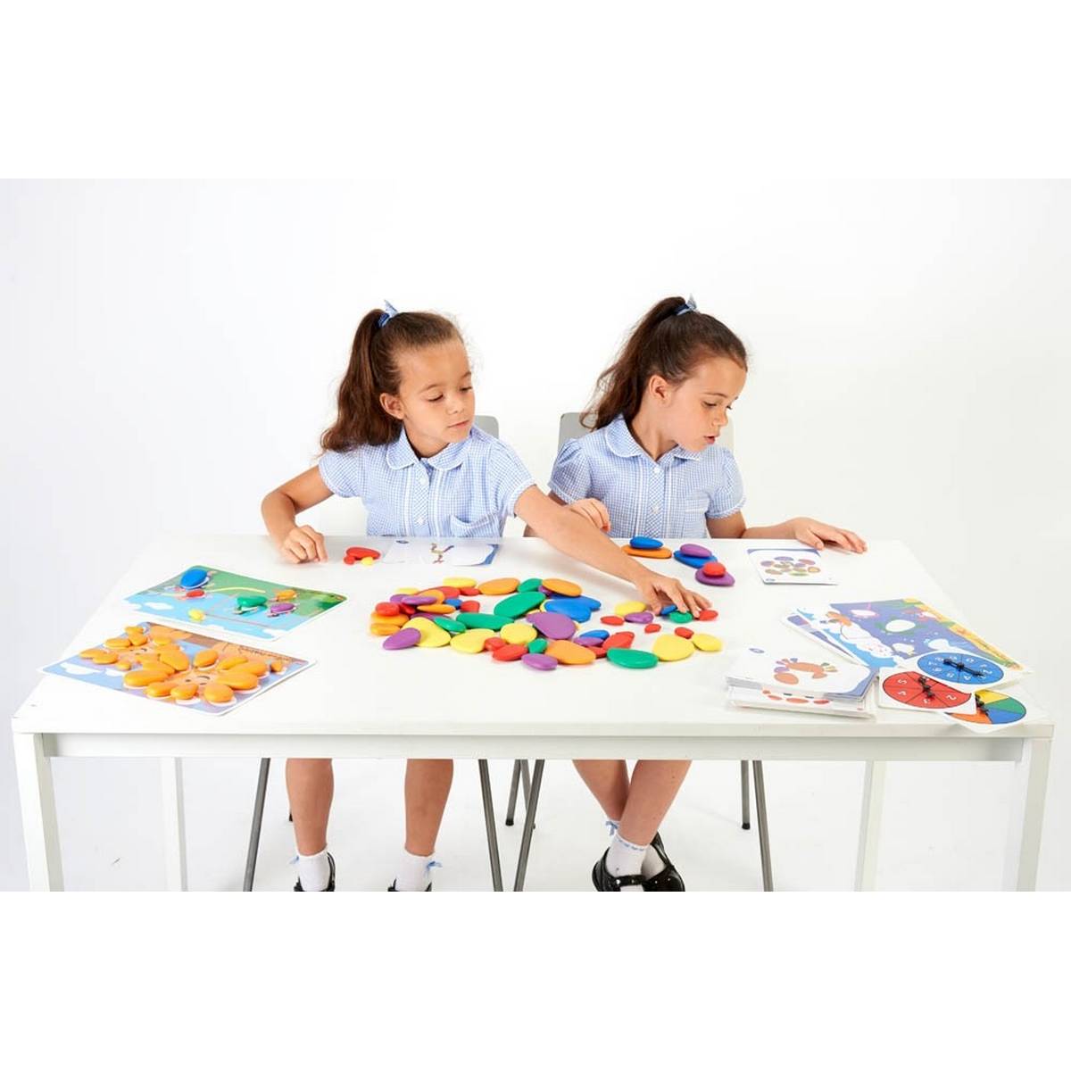 Edx Rainbow Pebbles Classroom Set Of 302 - ABC School Supplies