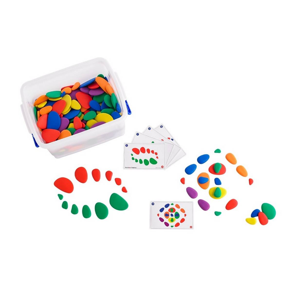Edx Rainbow Pebbles Classroom Set Of 302 - ABC School Supplies