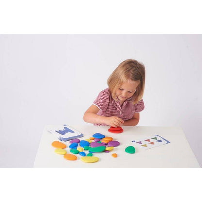 Edx Rainbow Pebbles – Pack Of 36 - ABC School Supplies