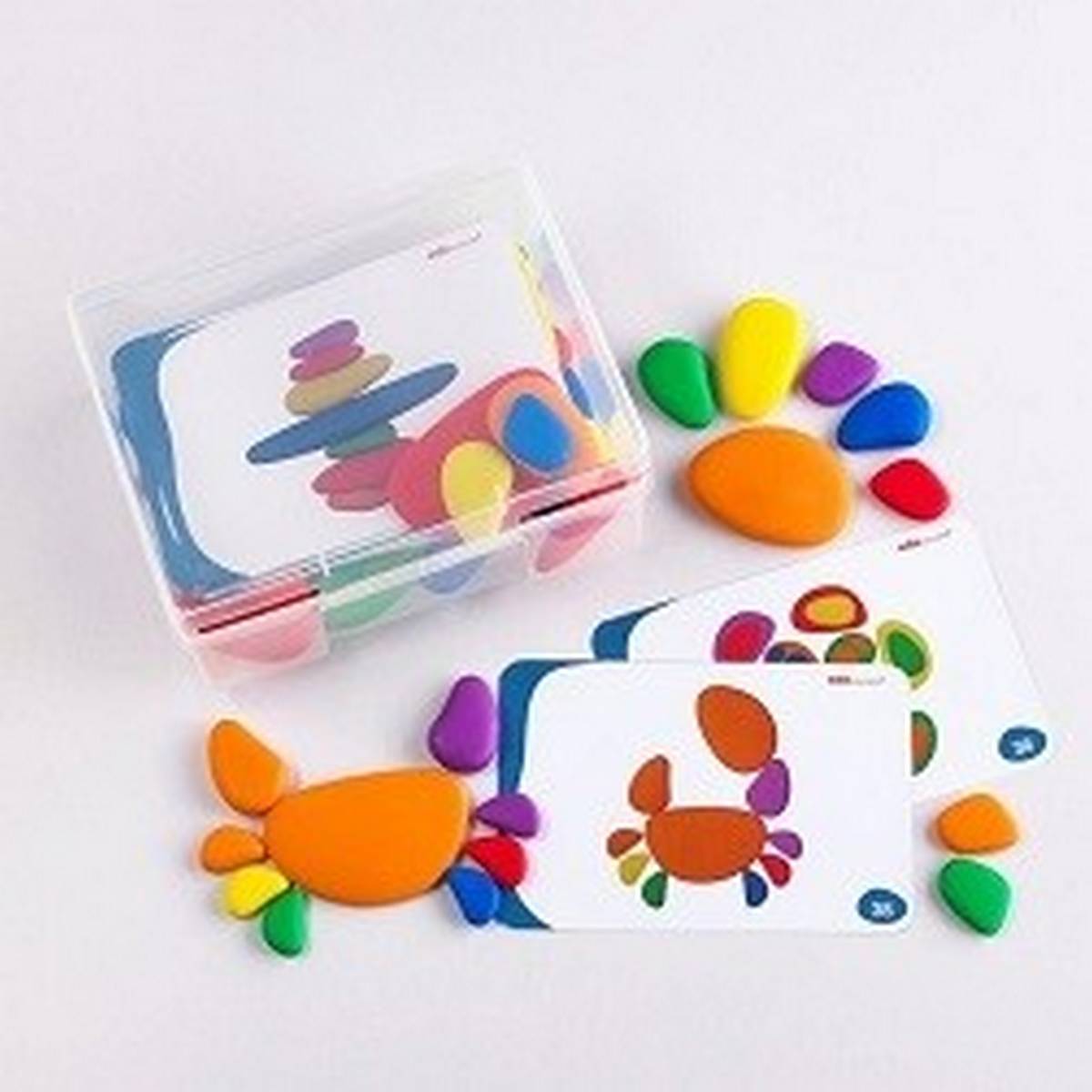 Edx Rainbow Pebbles – Pack Of 36 - ABC School Supplies