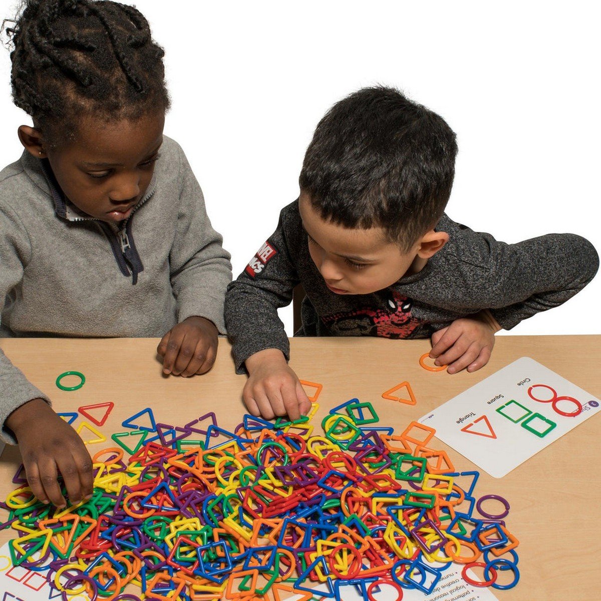 Edx Shape Links Activity Set Of 380 - ABC School Supplies